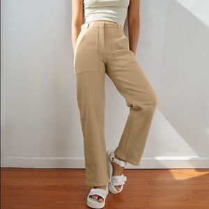Aritzia Tan Modern Utility Pant Size 2